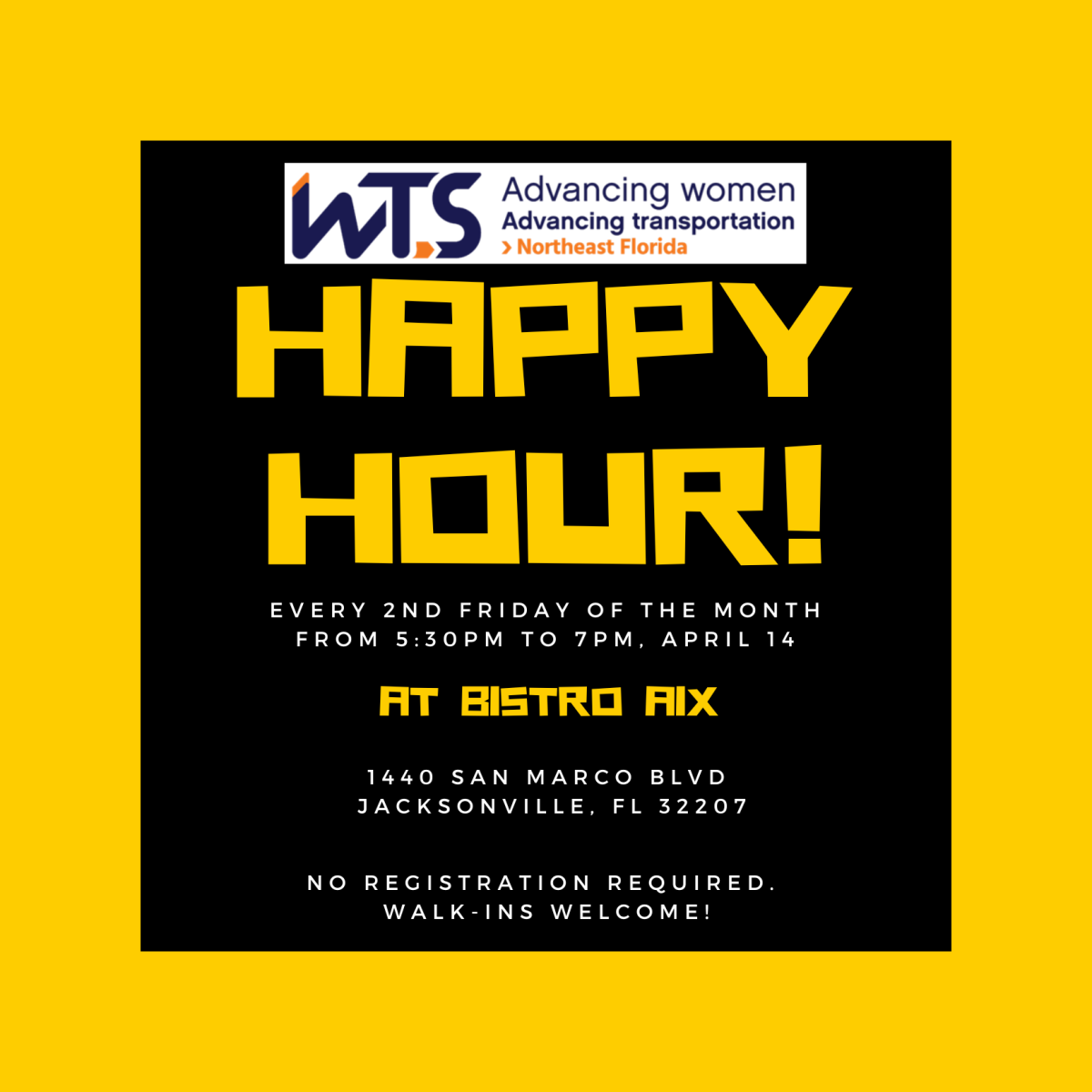 WTS NE FL - April Happy Hour | WTS